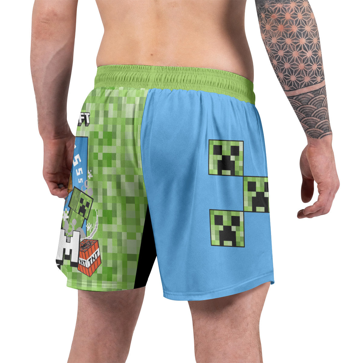 Minecraft Creeper Grappling Shorts