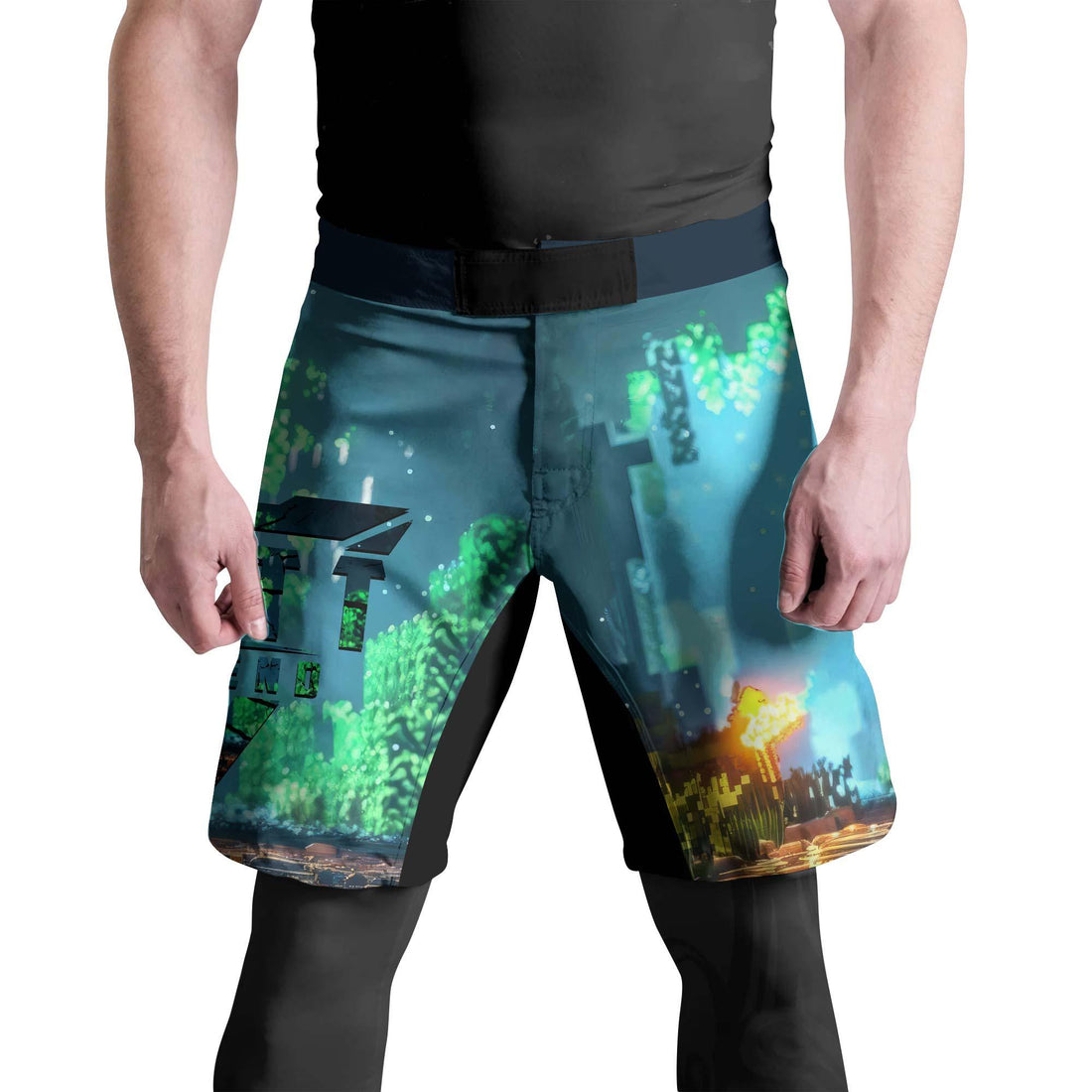 Minecraft Jiu Jitsu Fight Shorts