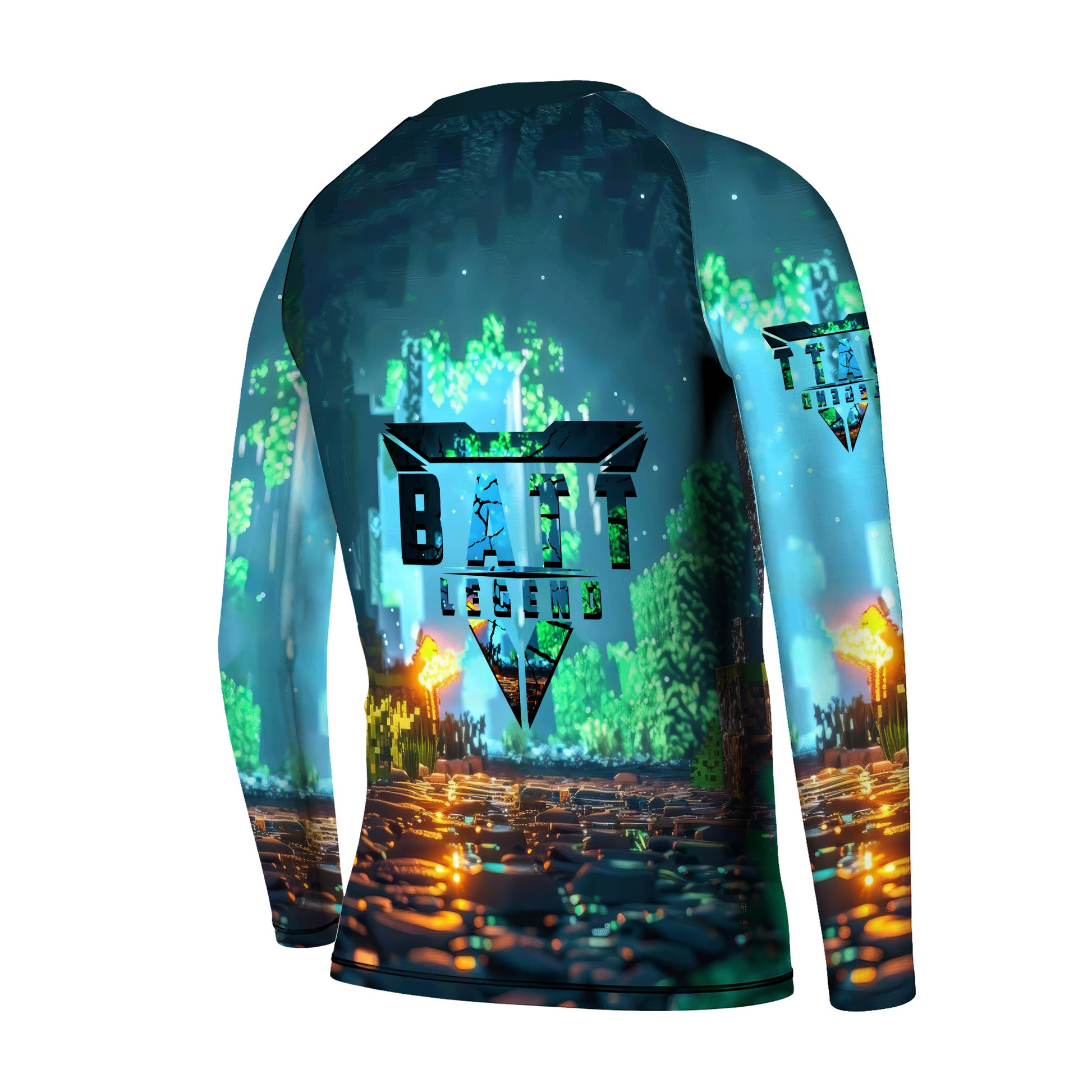 Minecraft Jiu Jitsu Kids Rash Guard