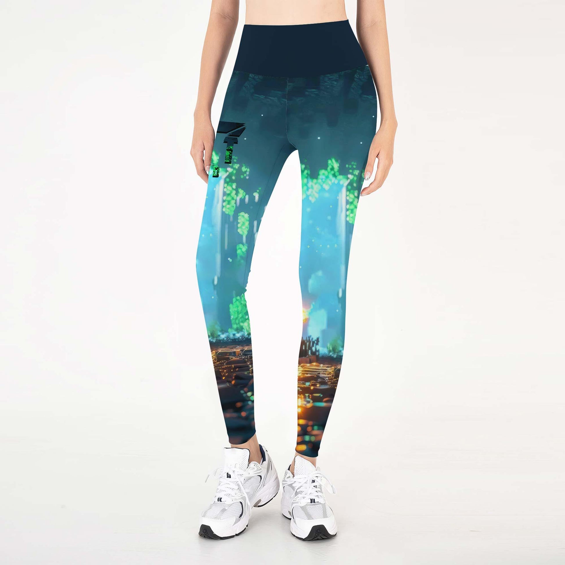 Minecraft Jiu Jitsu Leggings