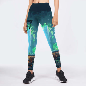 Minecraft Jiu Jitsu Leggings