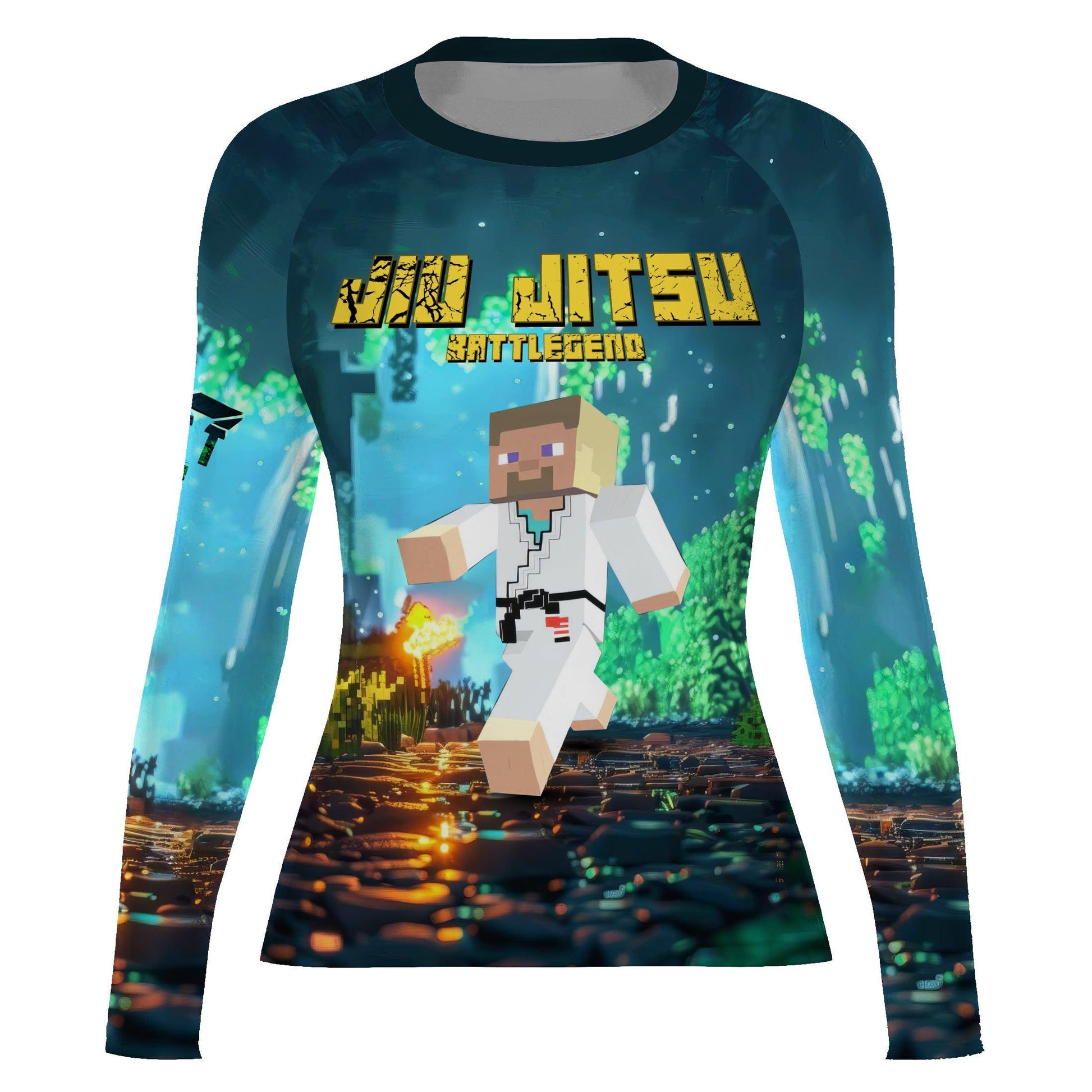 Minecraft Jiu Jitsu Rash Guard