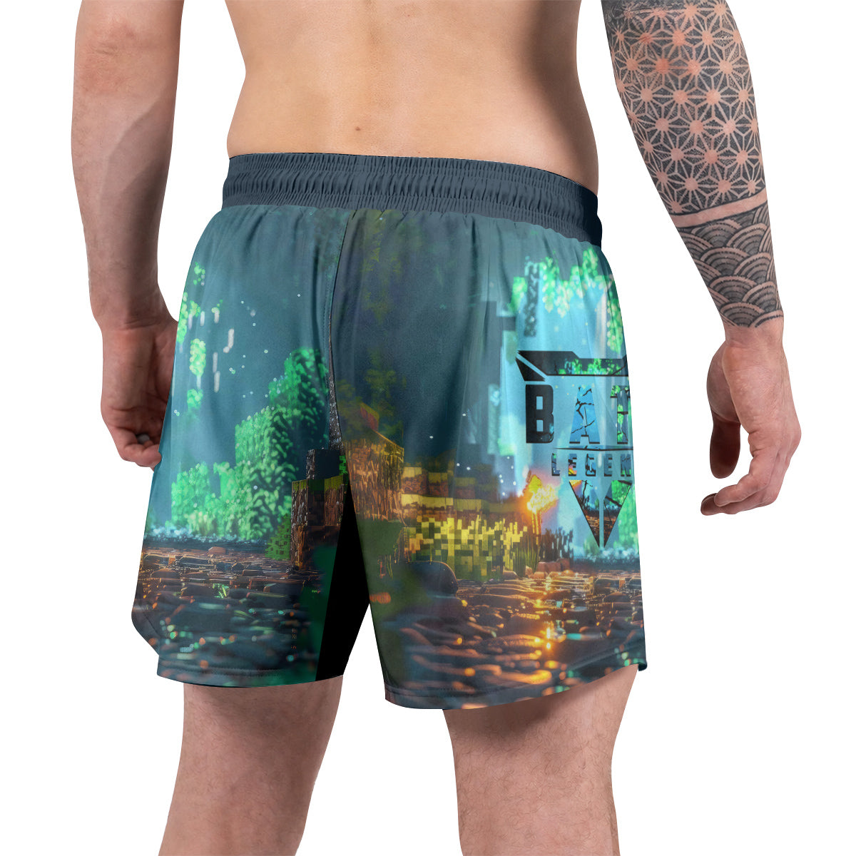 Minecraft Jiu Jitsu Grappling Shorts