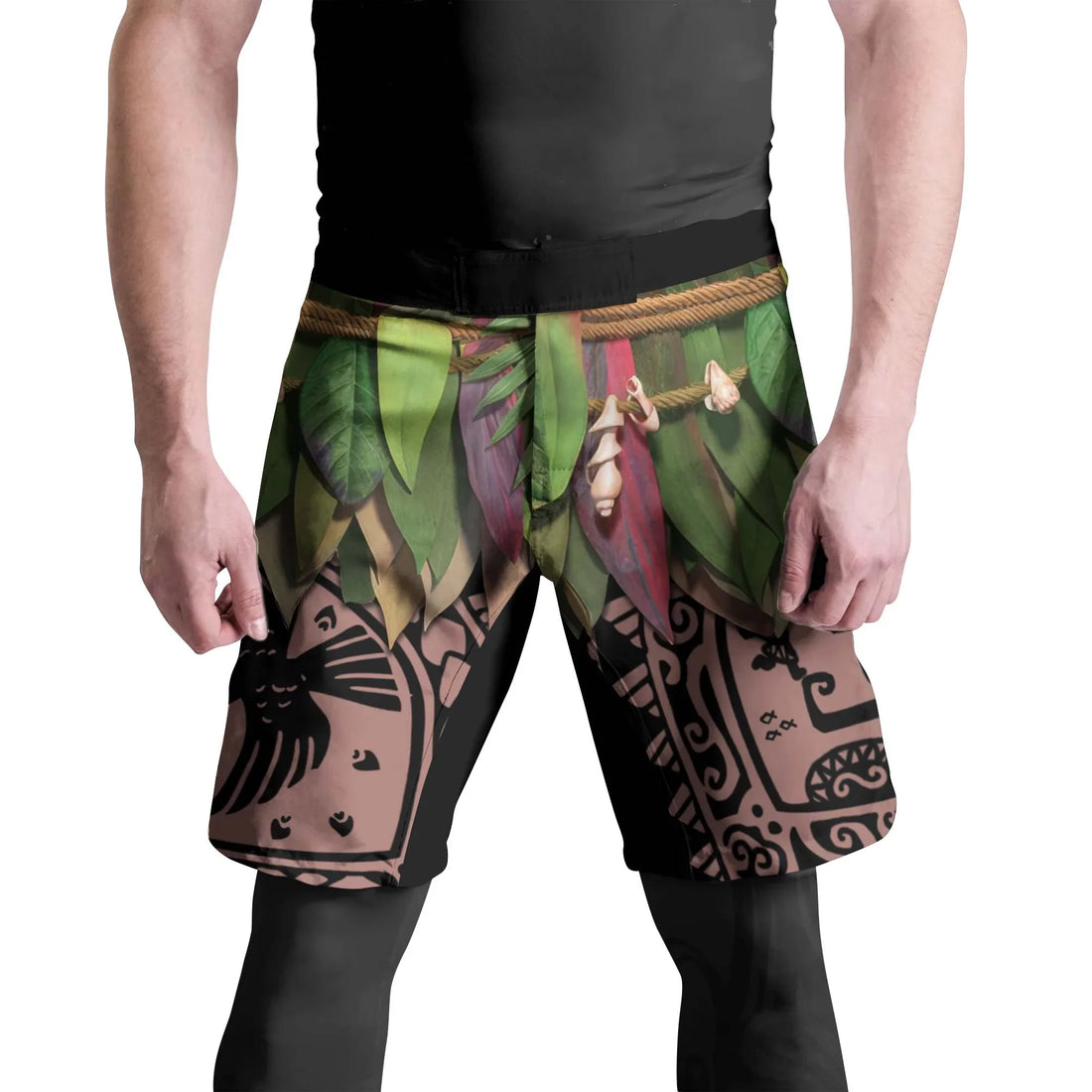 Moana Maui Cosplay Fight Shorts