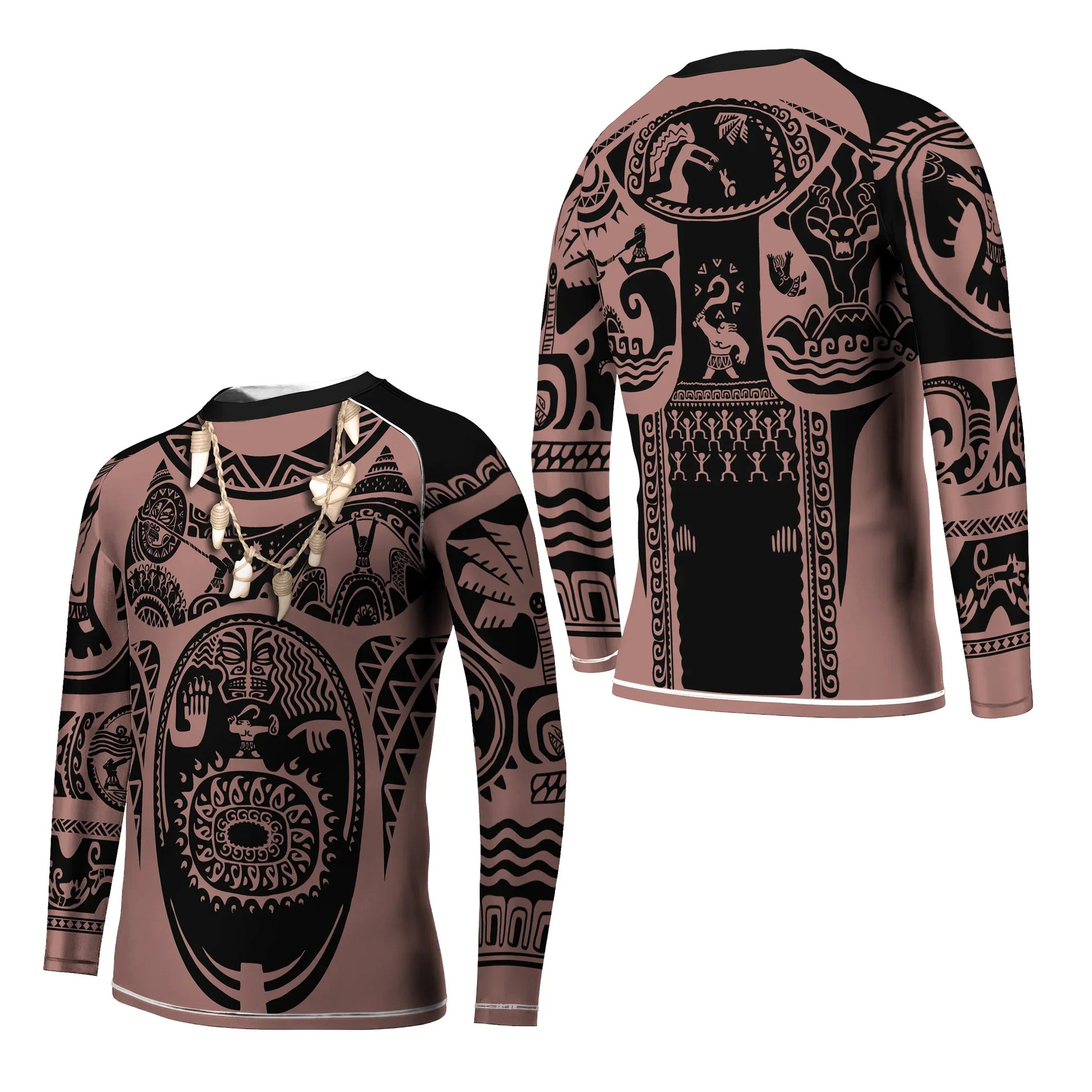 Moana Maui Cosplay Kids Rash Guard