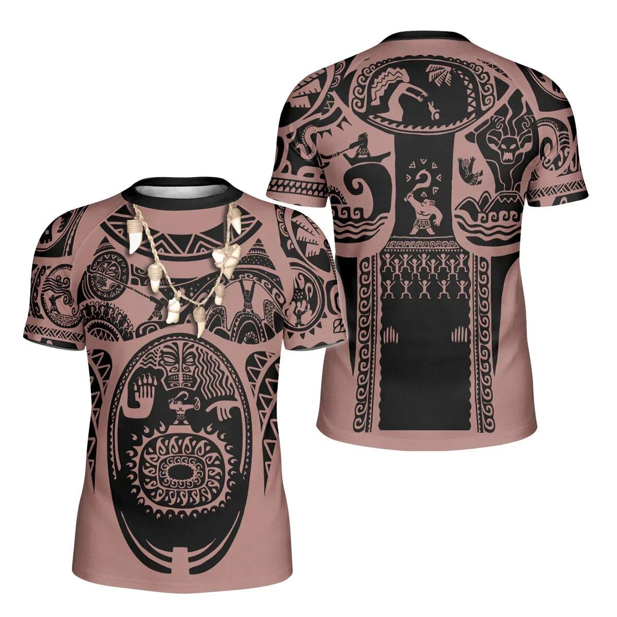 Moana Maui Cosplay Kids Rash Guard