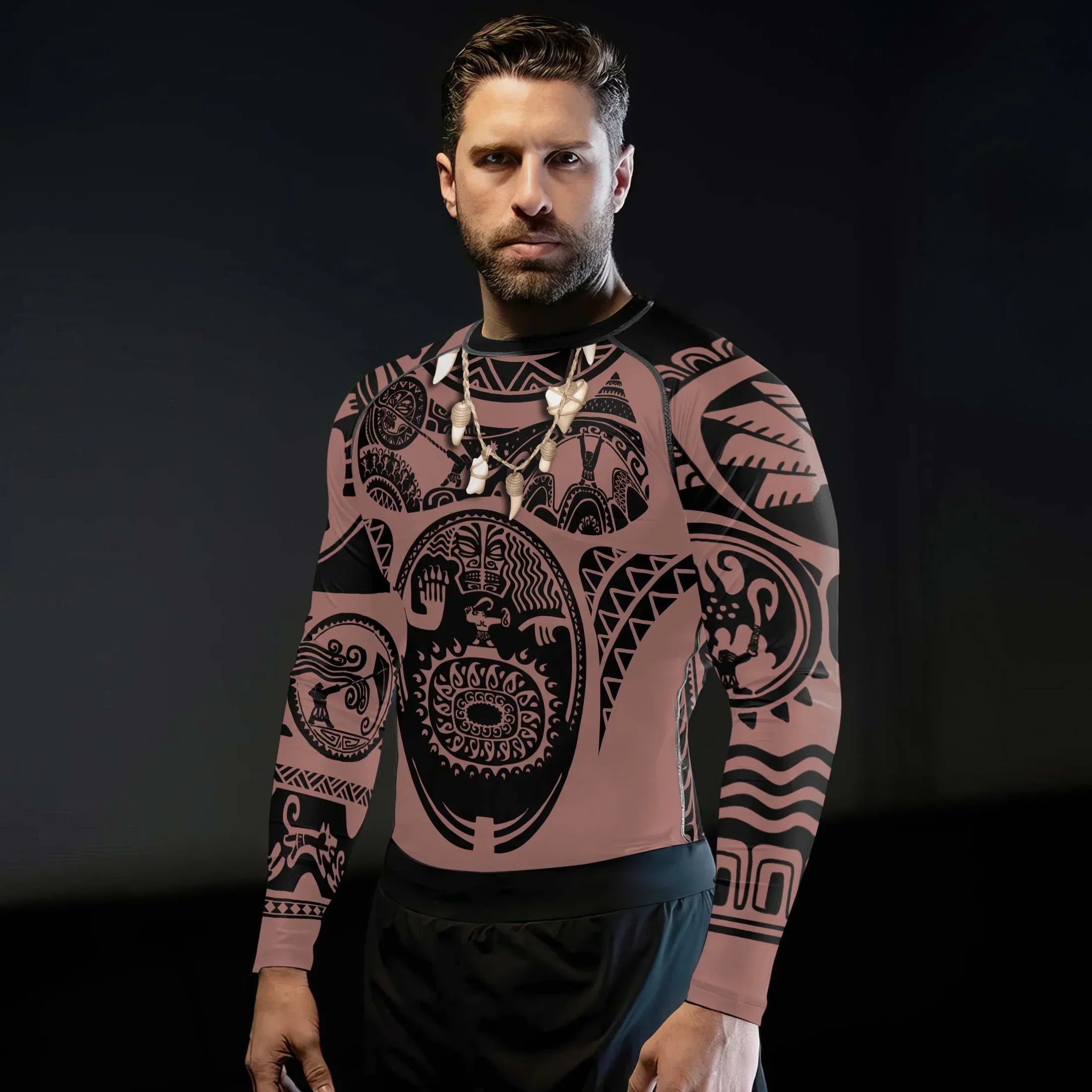 Moana Maui Cosplay Rash Guard for MMA & Fitness