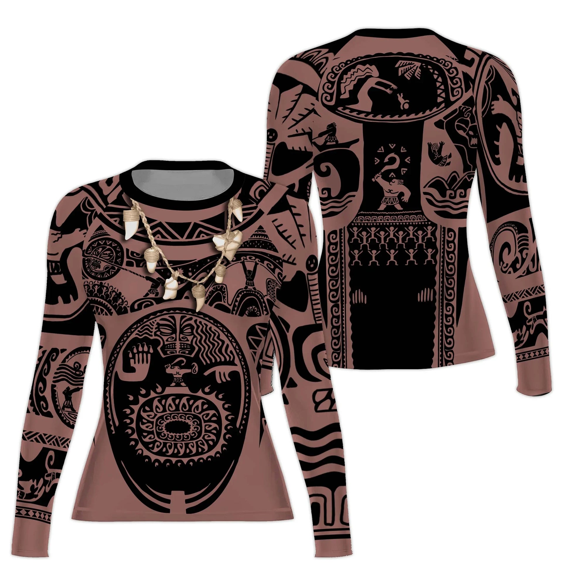 Moana Maui Cosplay Rash Guard