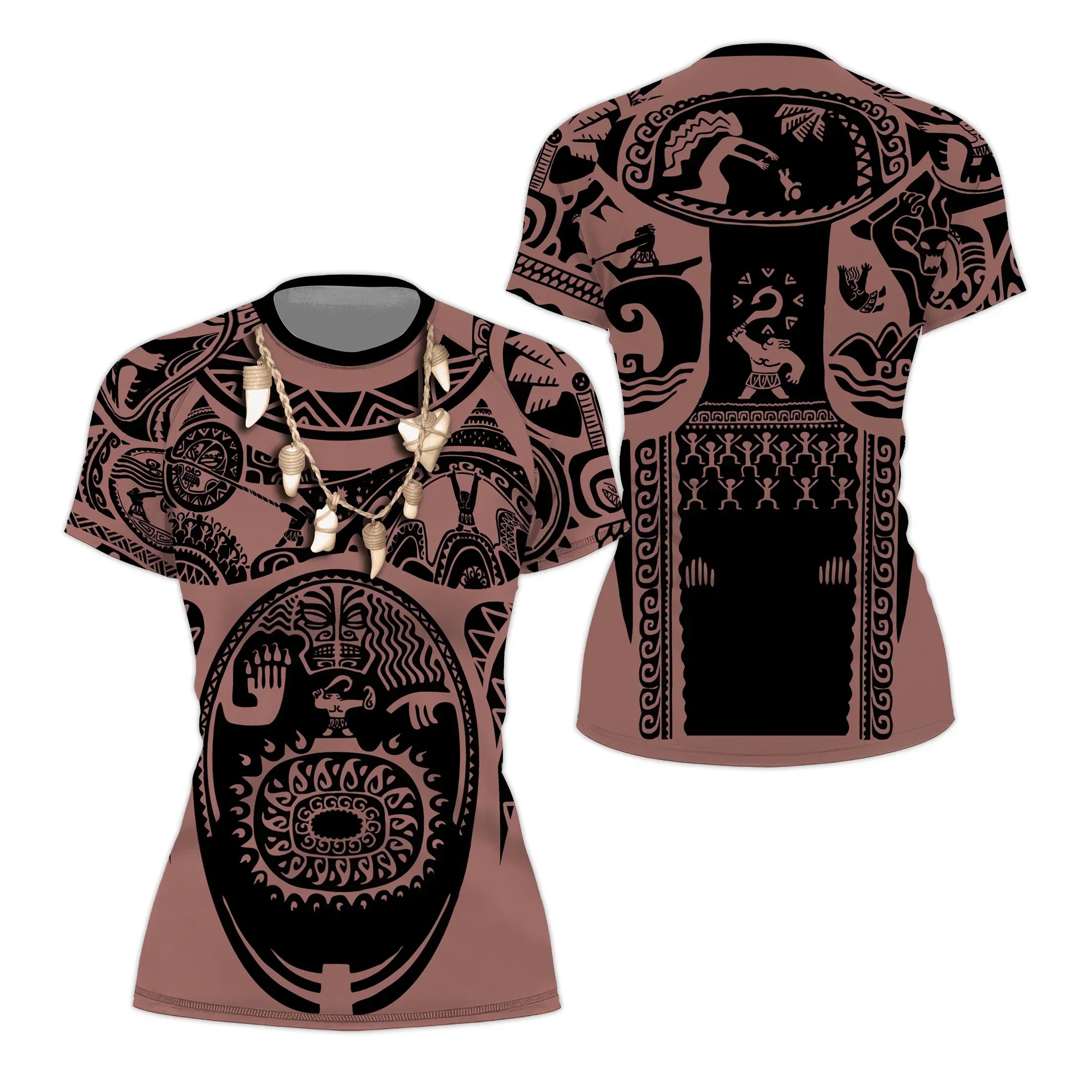 Moana Maui Cosplay Rash Guard for MMA & Fitness