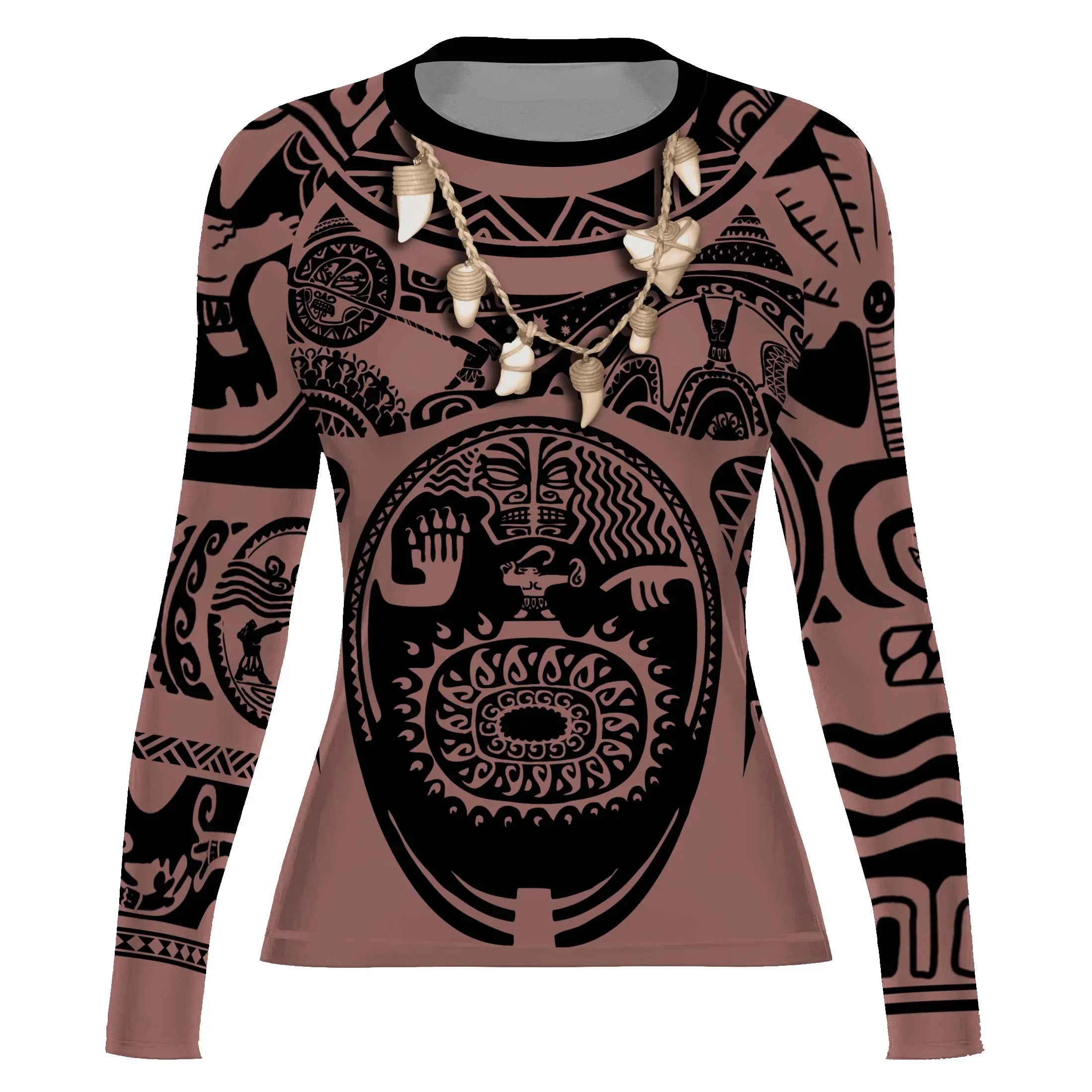 Moana Maui Cosplay Rash Guard for MMA & Fitness
