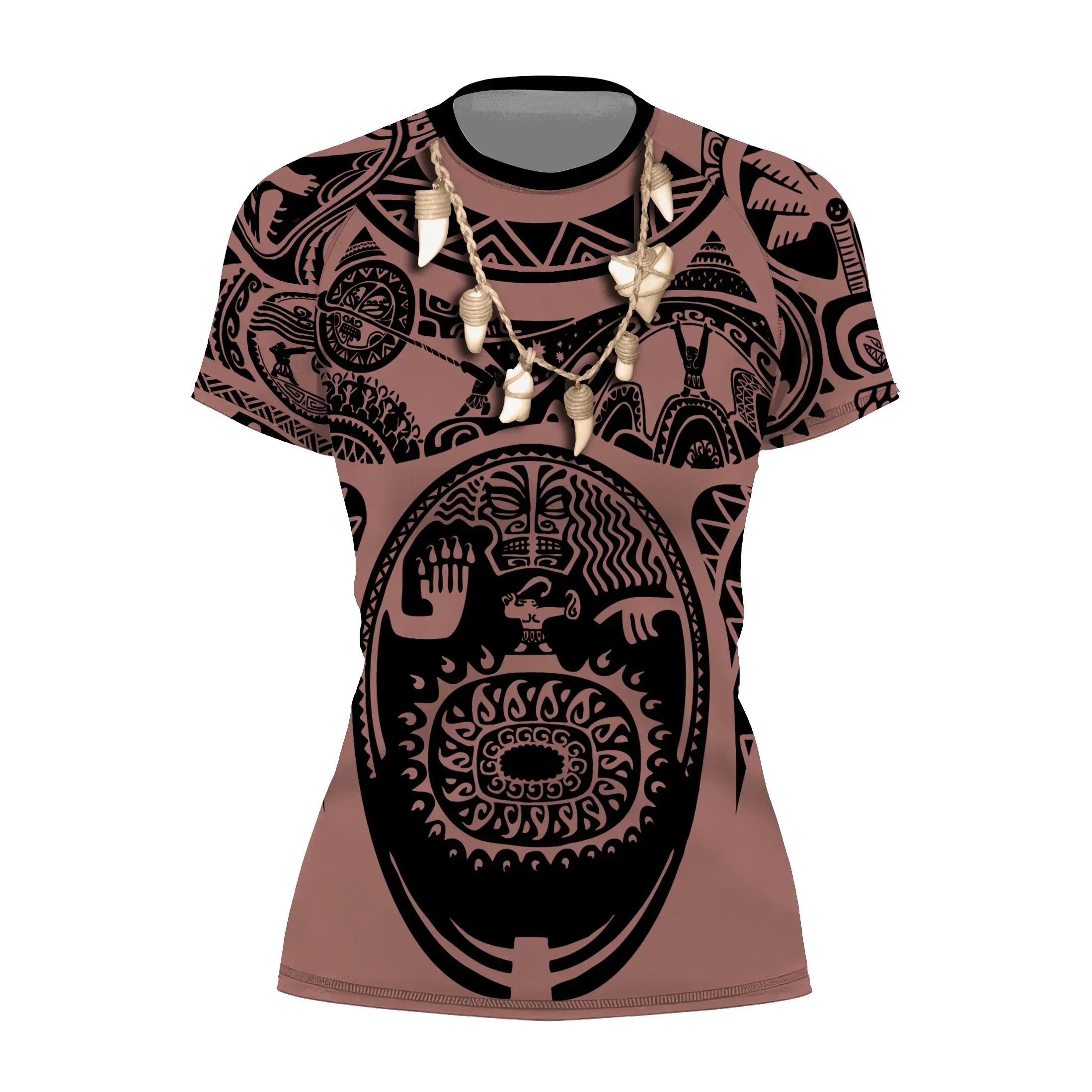 Moana Maui Cosplay Rash Guard for MMA & Fitness