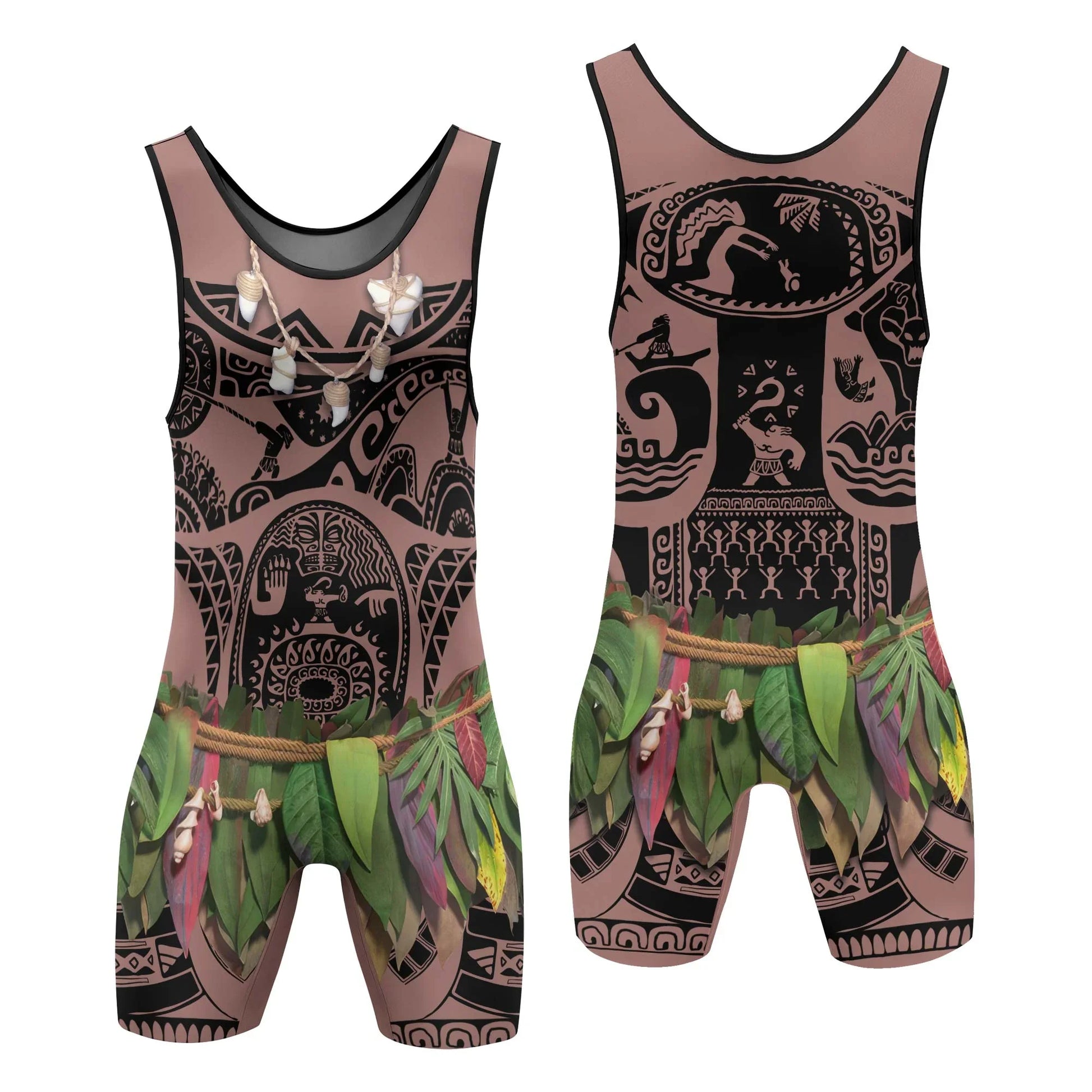 Moana Maui Cosplay Wrestling Singlet