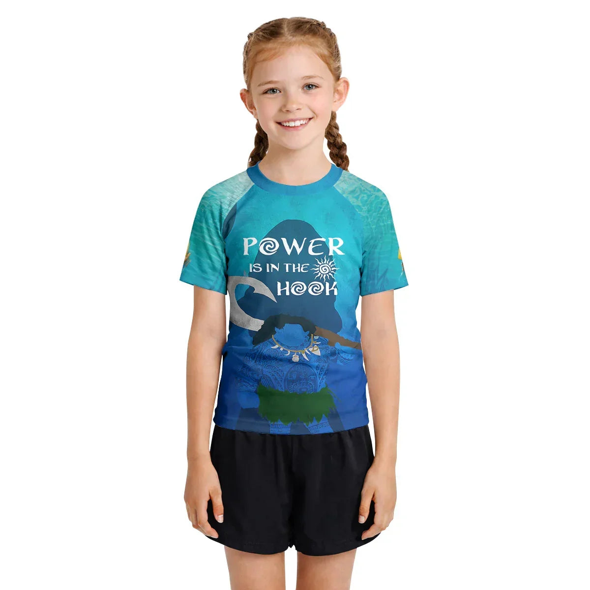 Moana Maui Hook Kids Rash Guard