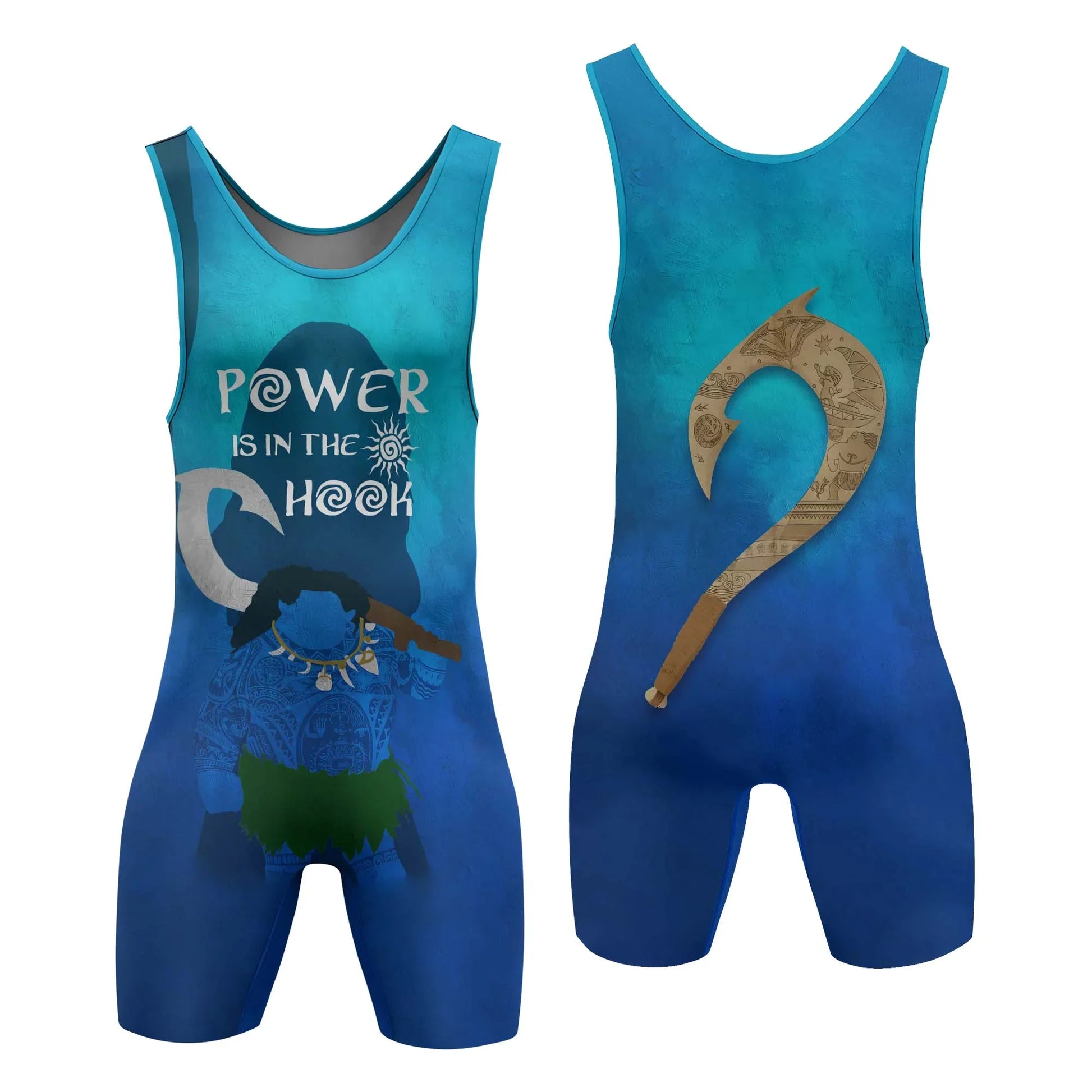 Moana Maui Hook Wrestling Singlet