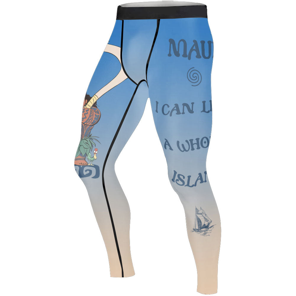 Moana Maui Men's Compression Leggings