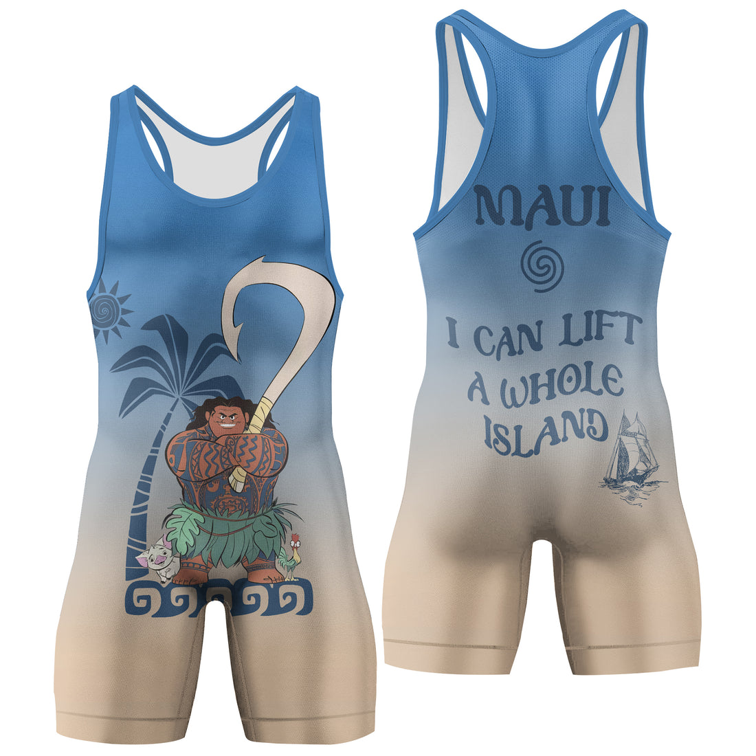 Moana Maui Wrestling Singlet