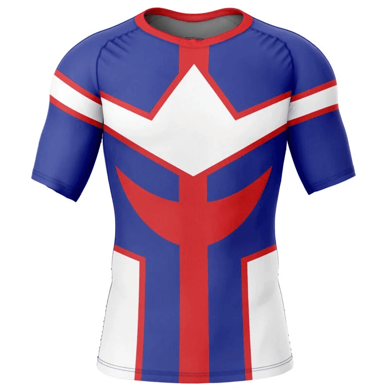 My Hero Academia All-Might Hero Uniform Rash Guard | Anime Rash Guard