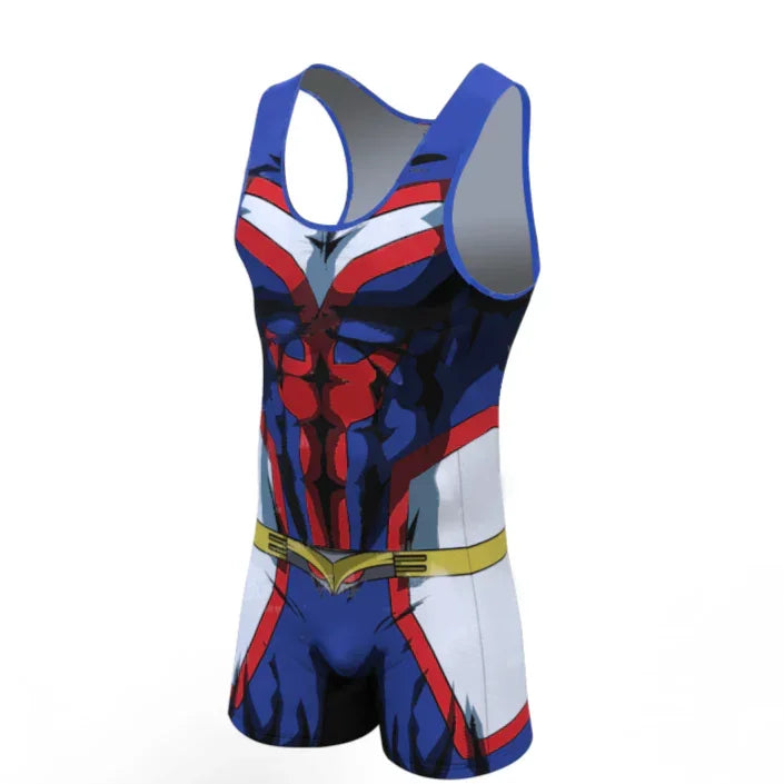 My Hero Academia All Might Wrestling Singlet