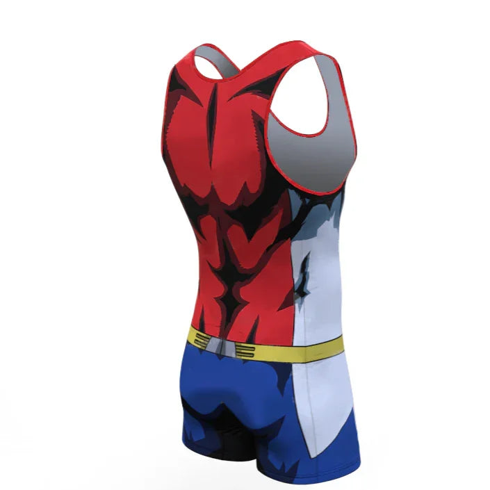 My Hero Academia All Might Wrestling Singlet