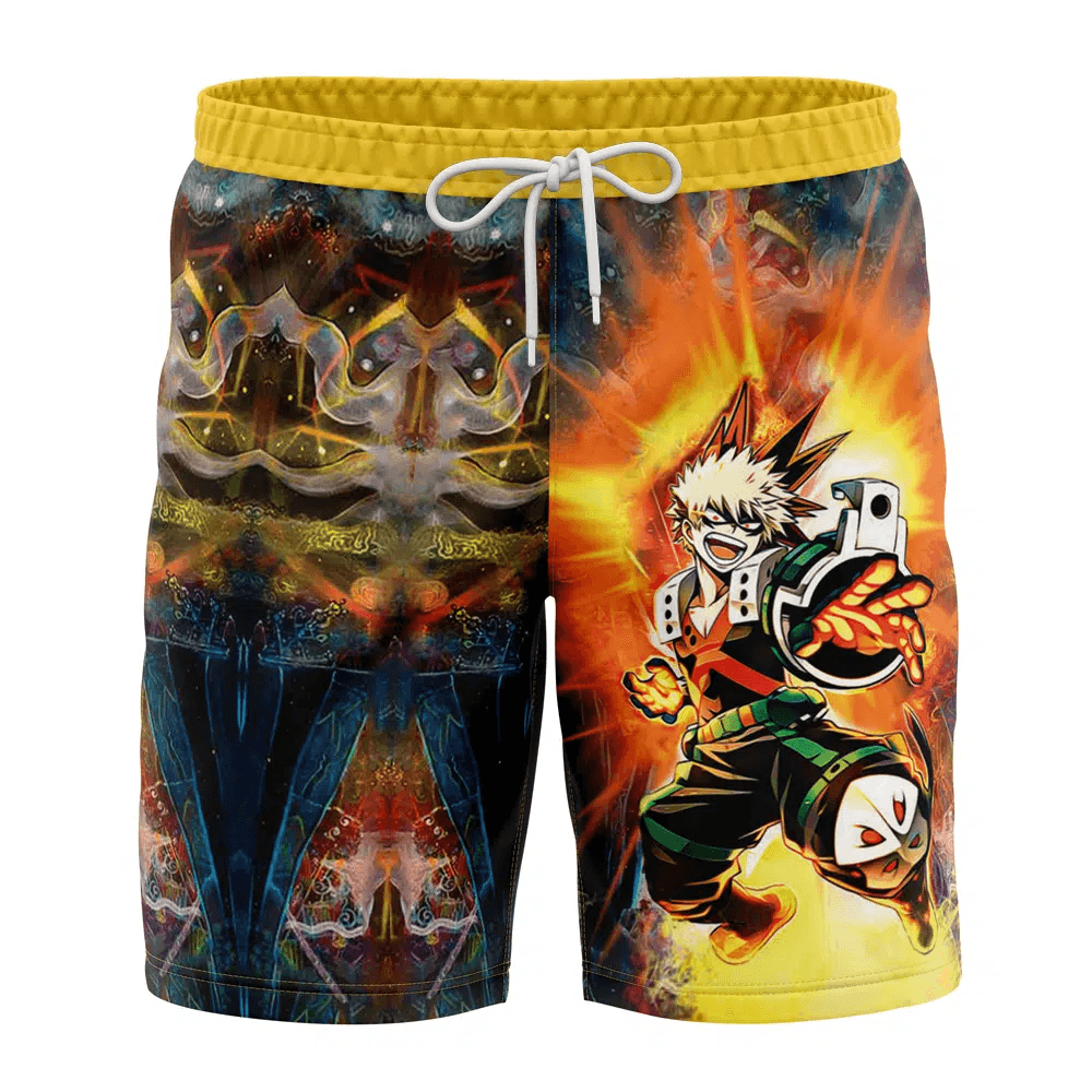 My Hero Academia Bakugo Swim Trunks