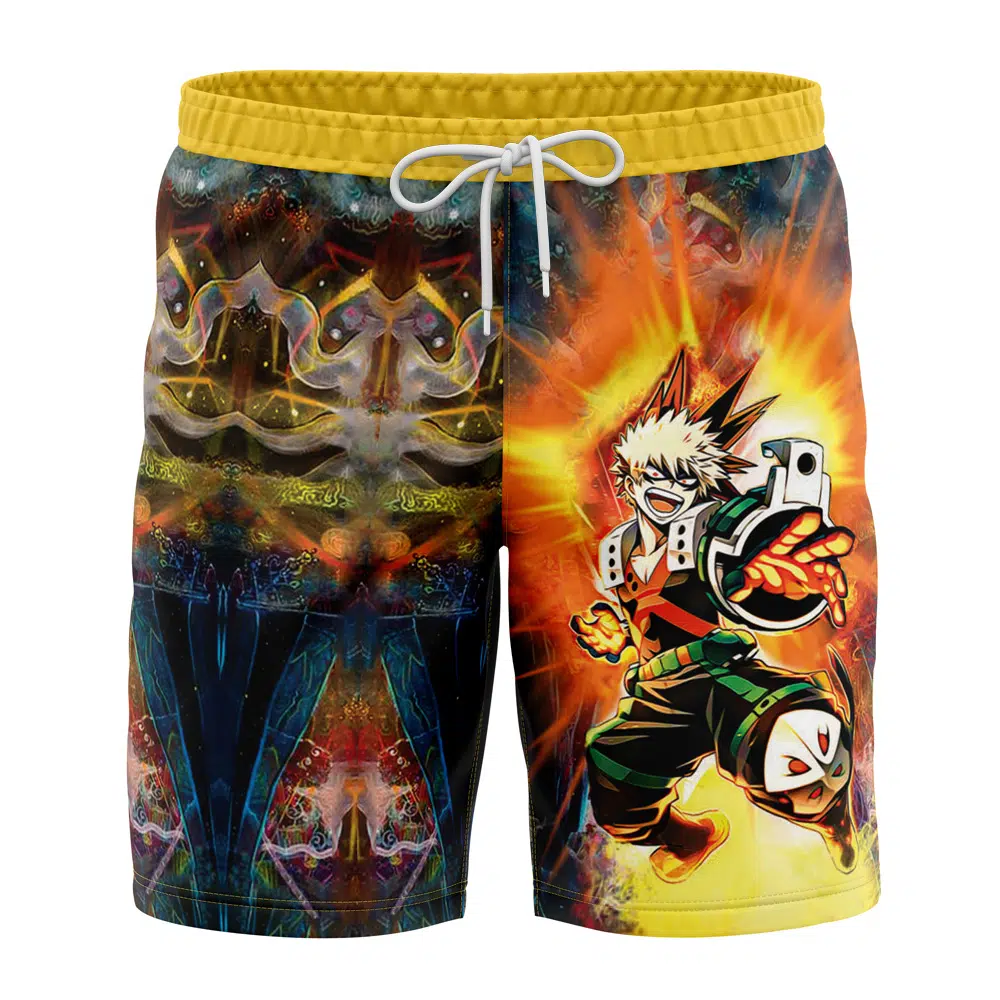 My Hero Academia Bakugo Swim Trunks