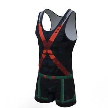 My Hero Academia Bakugo Wrestling Singlet