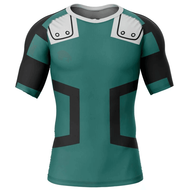 My Hero Academia Deku Hero Uniform Rash Guard