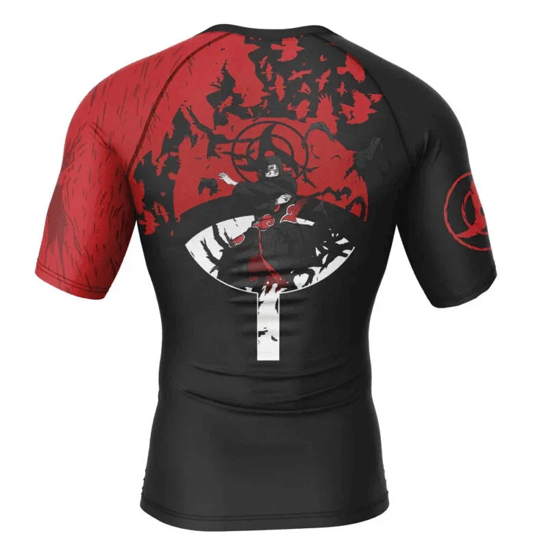 Naruto Itachi Genjutsu Rash Guard | Anime Rash Guard