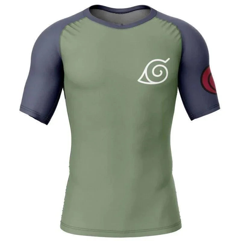 Jonin Rash Guard Naruto Konoha Jounin Uniform Rash Guard | Jiu Jitsu Rash Guard
