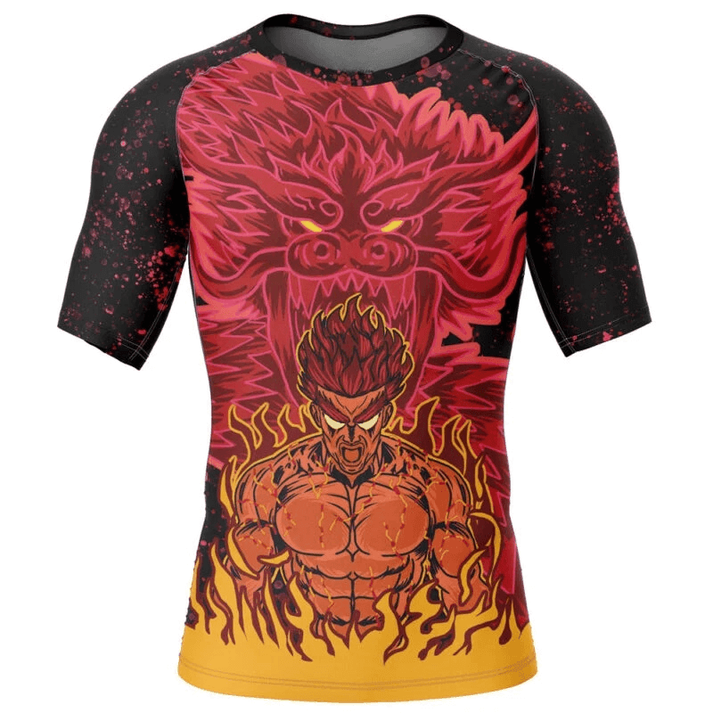 Naruto Might Guy 8th Gate Rash Guard