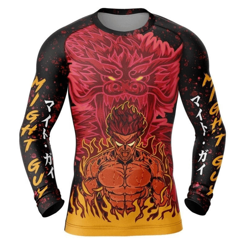Naruto Might Guy 8th Gate Rash Guard | MMA rash guard