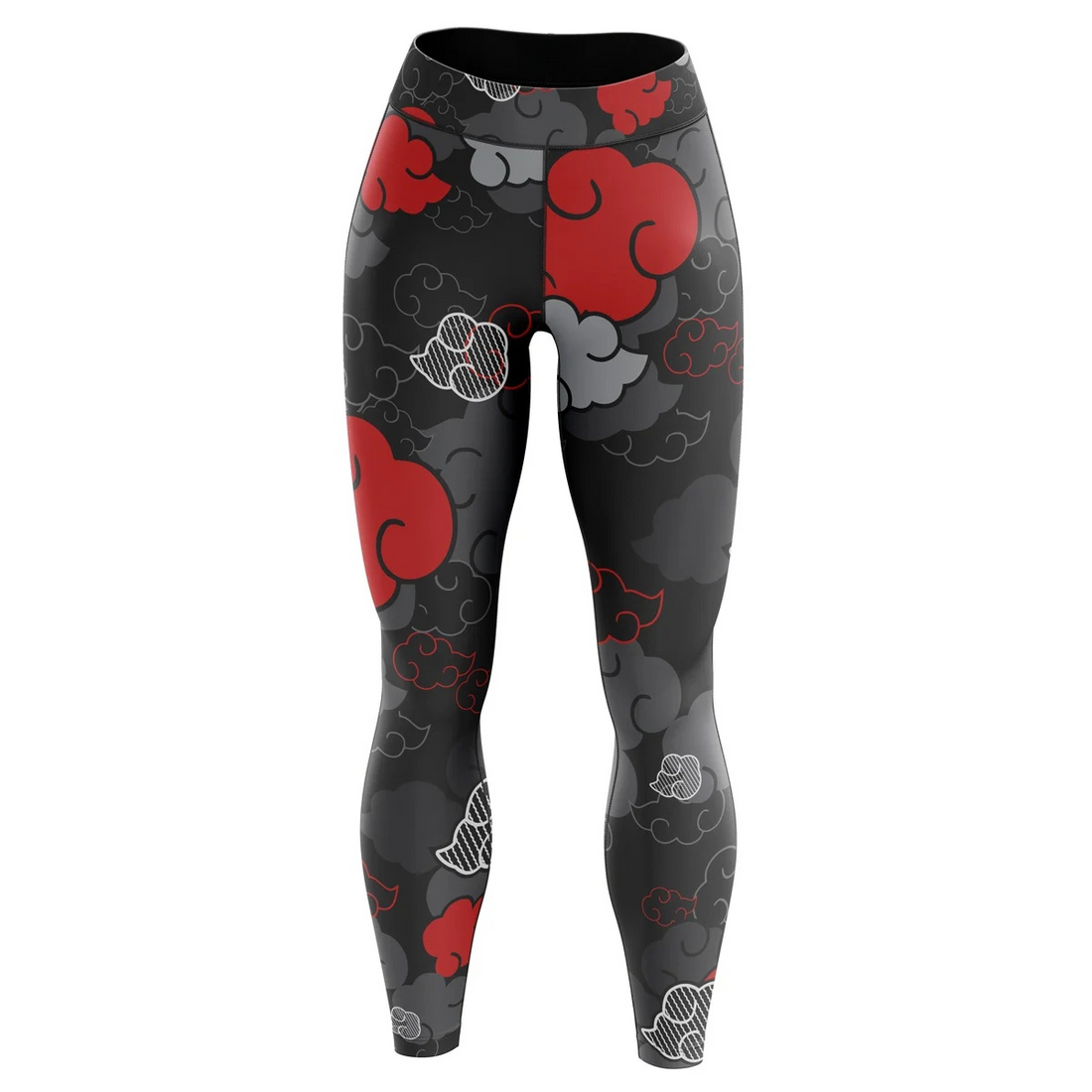 Naruto Red Cloud Akatsuki Leggings