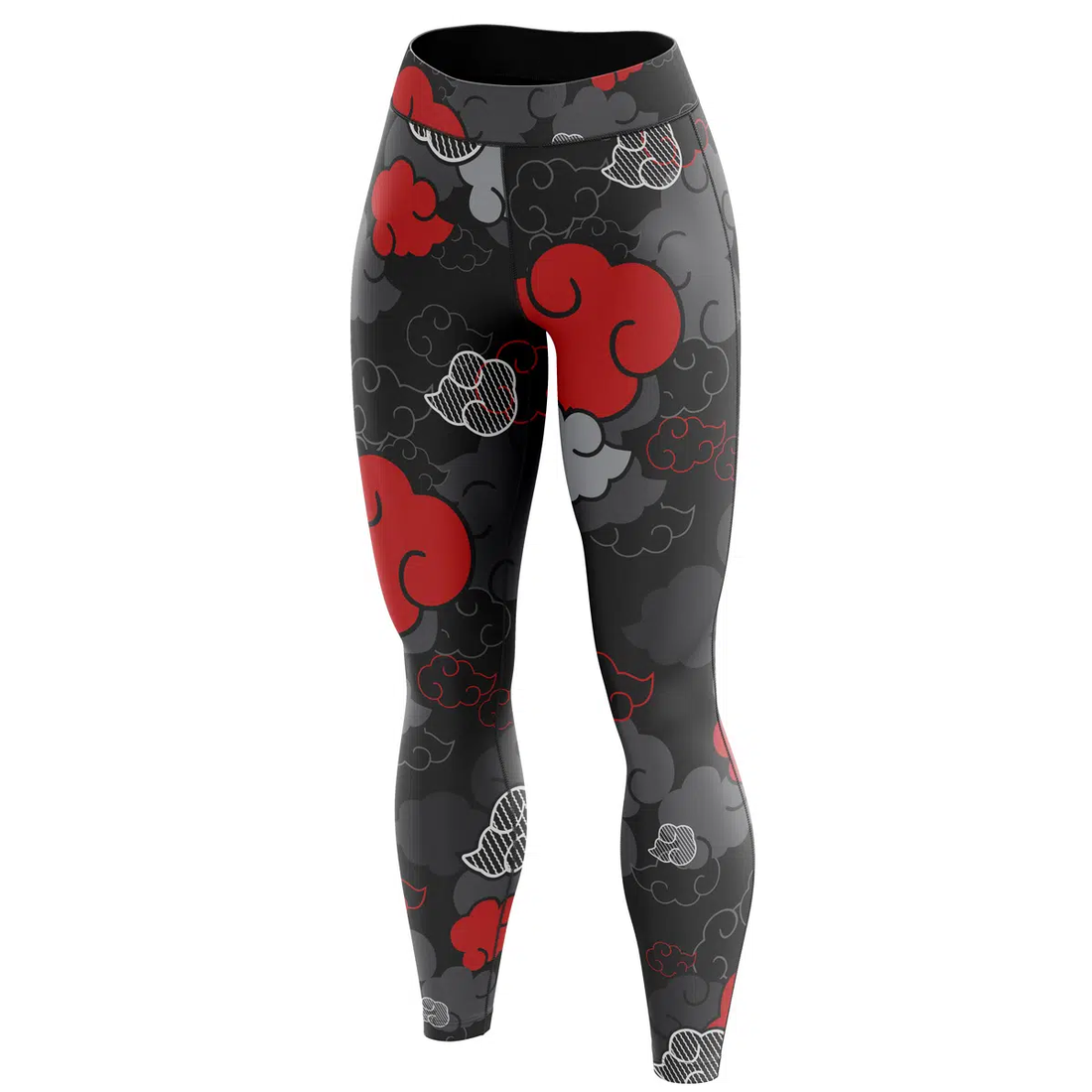 Naruto Red Cloud Akatsuki Leggings