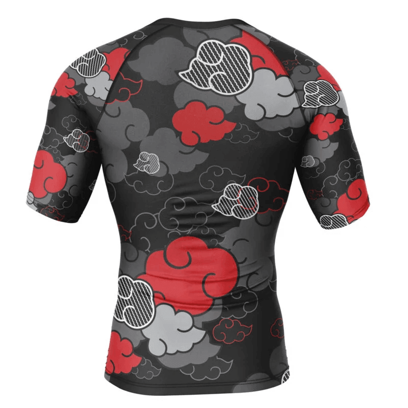 Naruto Red Cloud Akatsuki Rash Guard