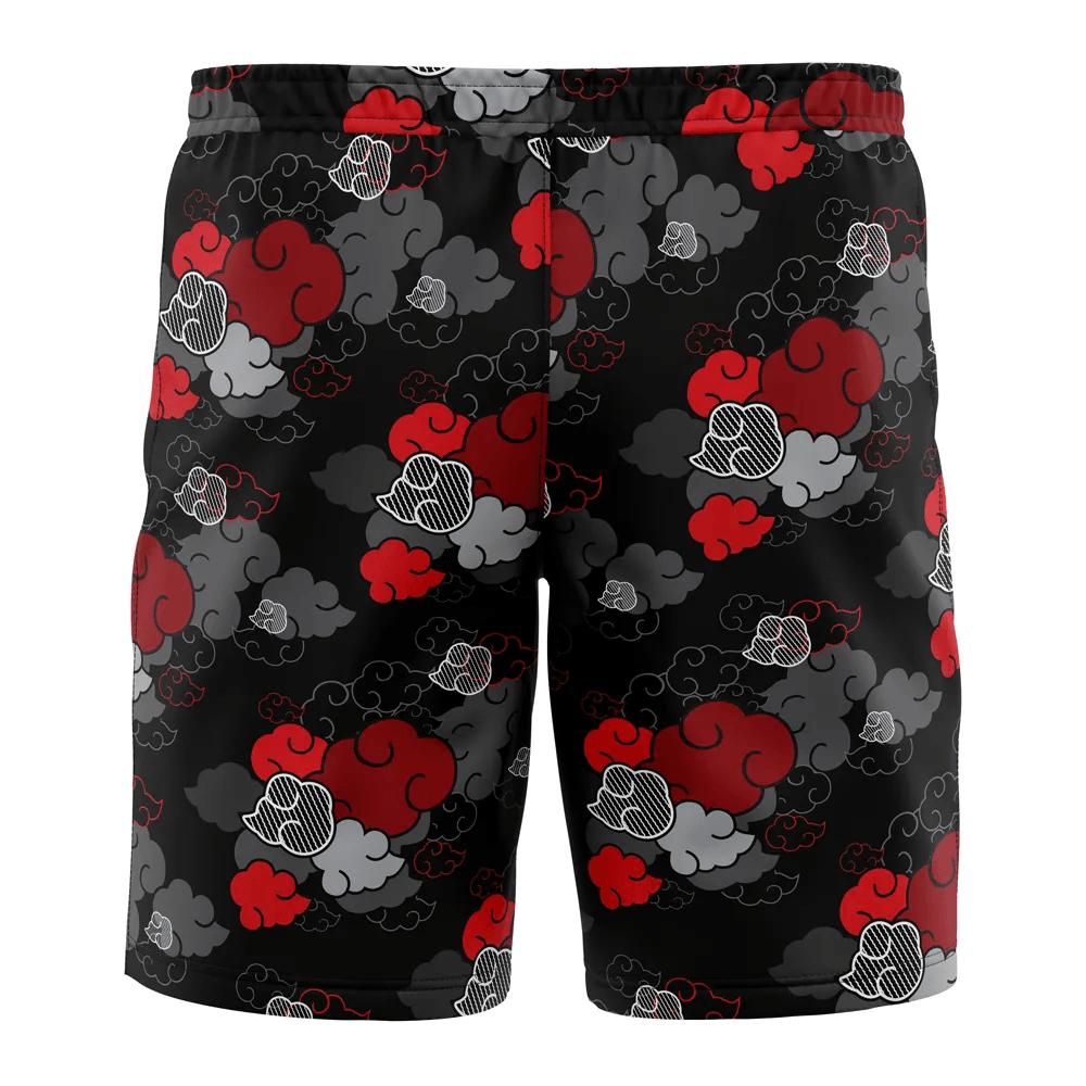 Naruto Red Cloud Akatsuki Swim Trunks