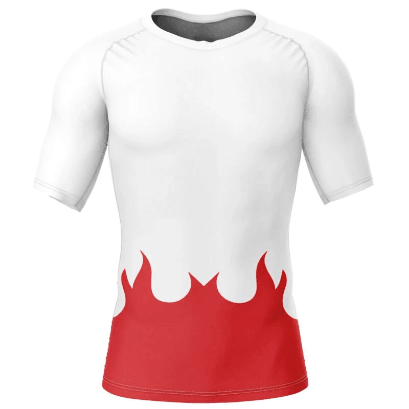 Naruto The Fourth Hokage Cloak Rash Guard | Anime Rash Guard