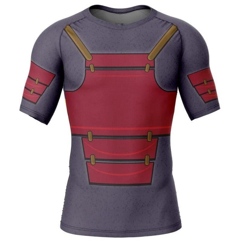 Naruto Uchiha Madara Battle Uniform Rash Guard