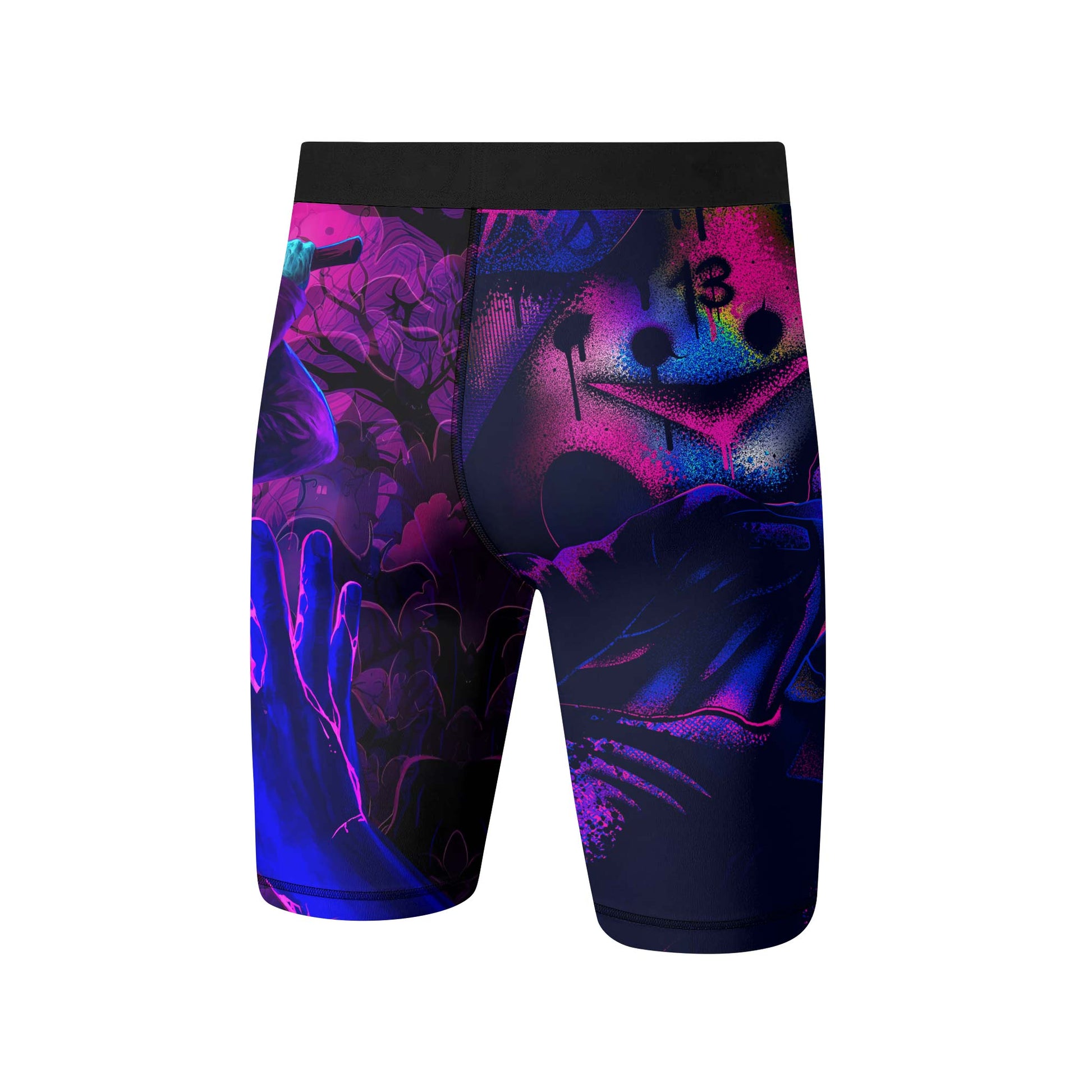 Neon Butcher Jason Voorhees Compression Shorts