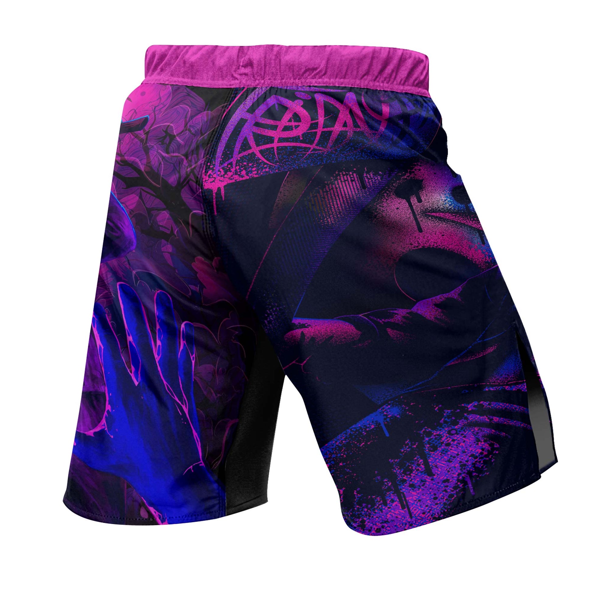 Neon Butcher Jason Voorhees Fight Shorts
