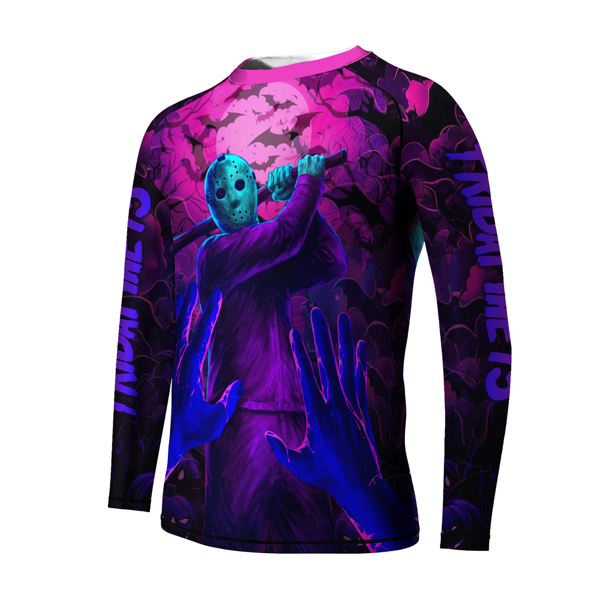 Neon Butcher Jason Voorhees Kids Rash Guard