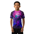 Neon Butcher Jason Voorhees Kids Rash Guard
