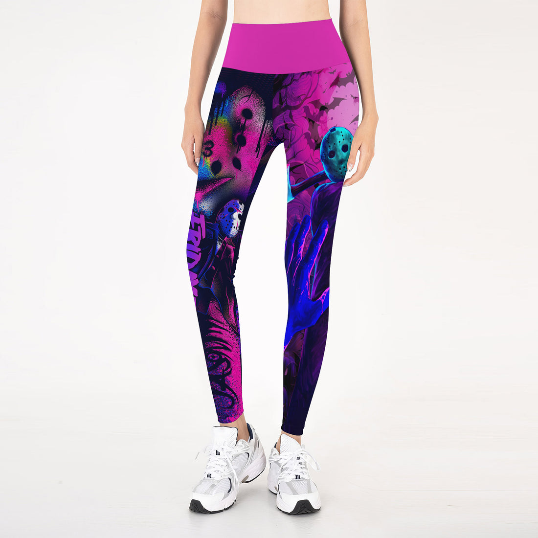 Neon Butcher Jason Voorhees Leggings