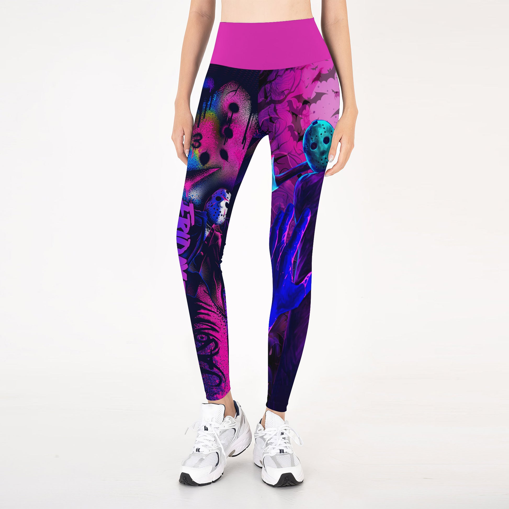 Neon Butcher Jason Voorhees Leggings