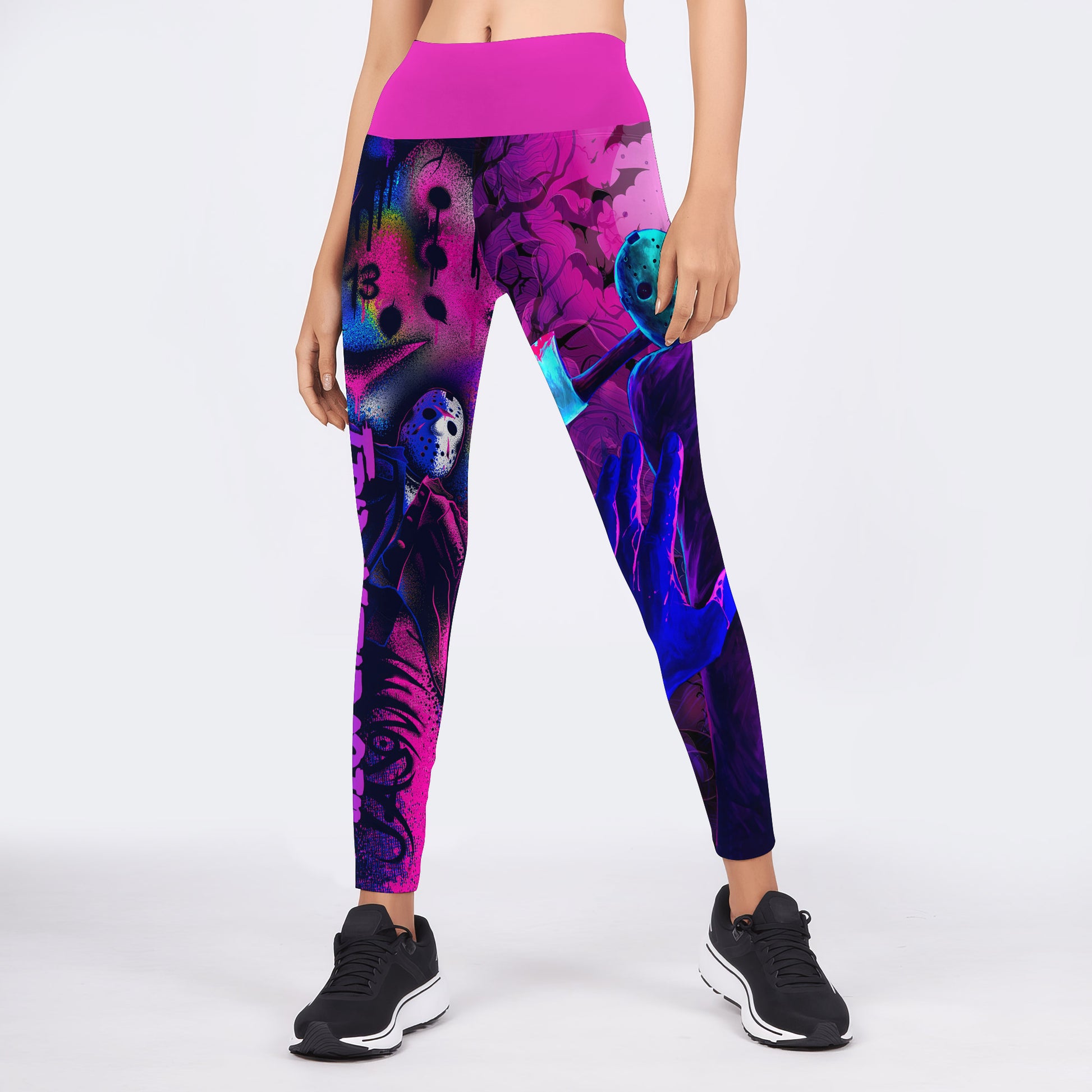 Neon Butcher Jason Voorhees Leggings