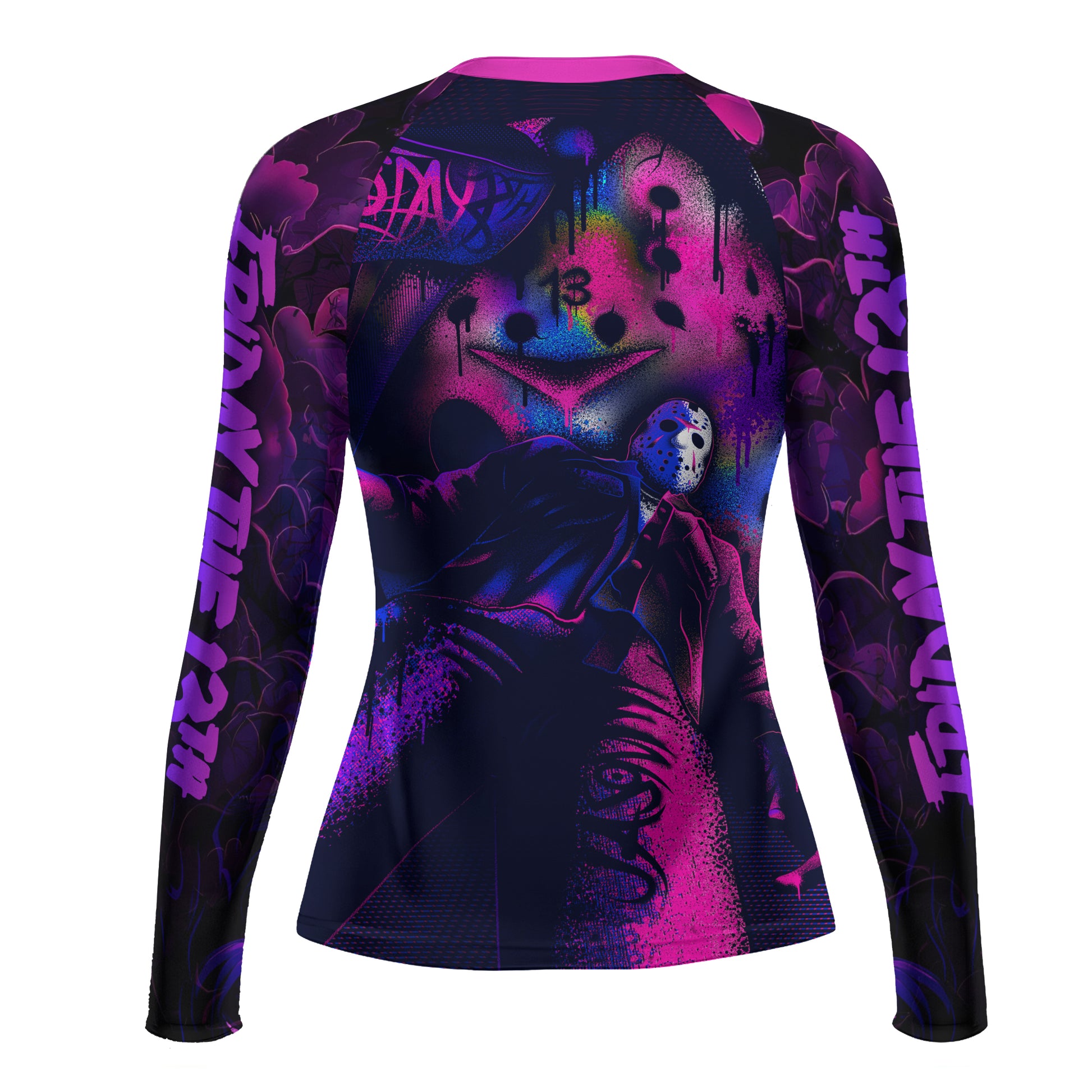Neon Butcher Jason Voorhees Rash Guard