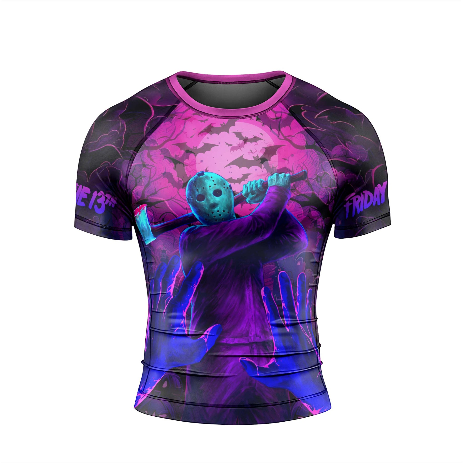 Neon Butcher Jason Voorhees Rash Guard