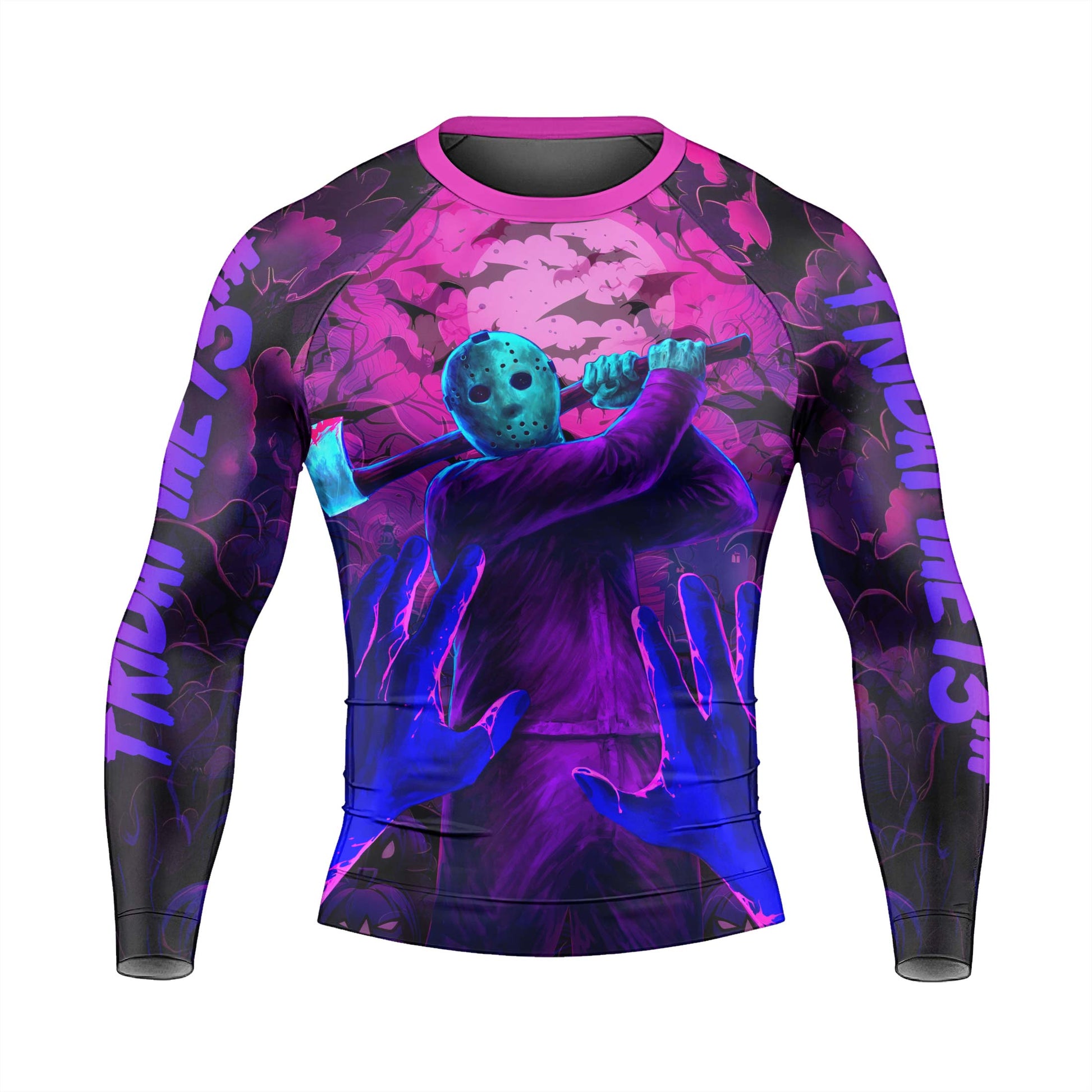 Neon Butcher Jason Voorhees Rash Guard