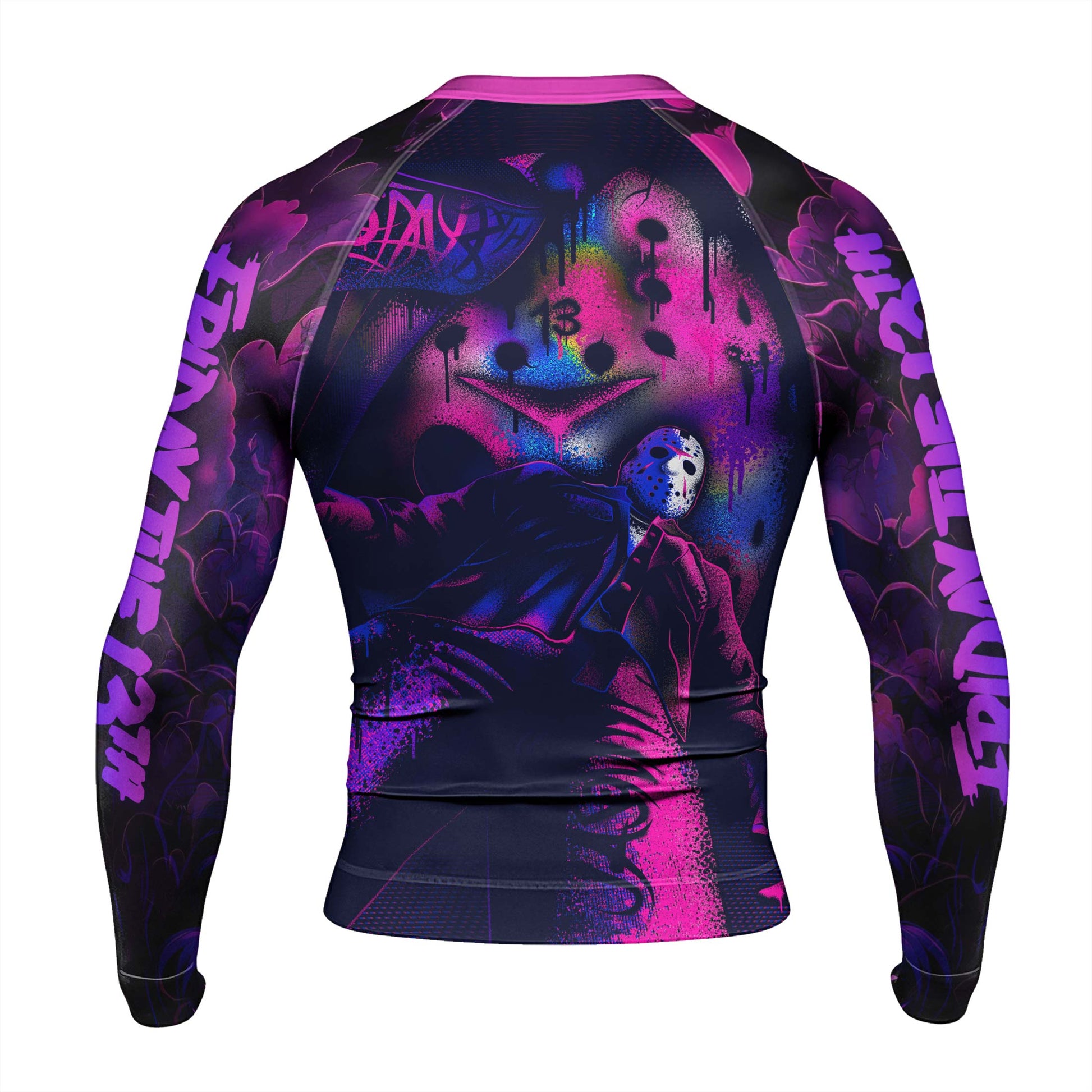 Neon Butcher Jason Voorhees Rash Guard
