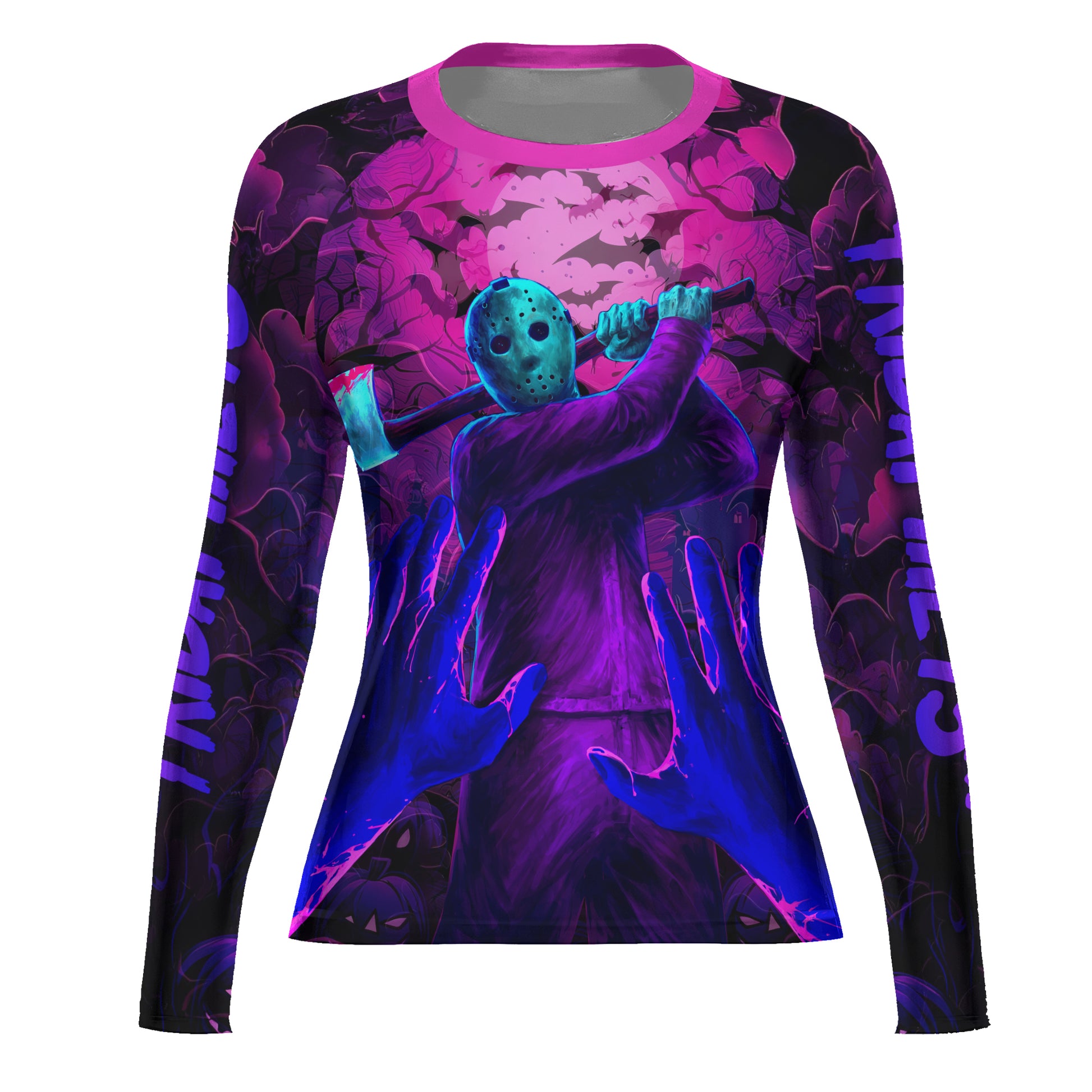Neon Butcher Jason Voorhees Rash Guard