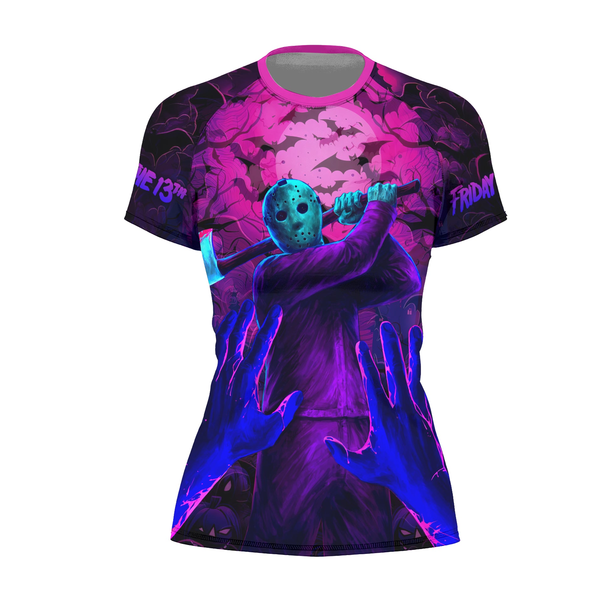 Neon Butcher Jason Voorhees Rash Guard